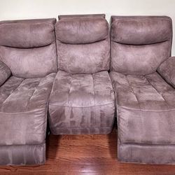 3-Piece Ashley - Reclining Sofa