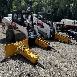 Skid Steer Loader Hydraulic Concrete Breaker Jackhammer 