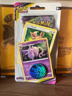 Pokémon TCG Unified Minds Espeon Checklane Blister Pack