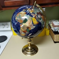 22 Inch Tall Jewel Globe