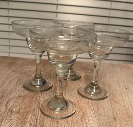 4-piece Margarita glass set