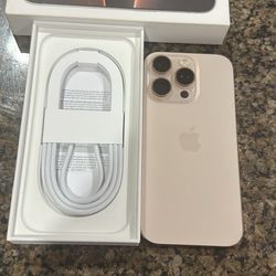 Apple iphone 16 pro 512 gb factory unlcoked with apple warrnaty 