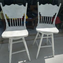 Wooden Stools Set