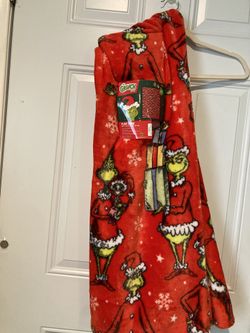 Christmas The Grinch Throw Blanket
