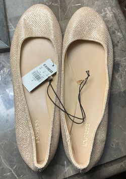 Flats - Express Shoes Glitter Size 6