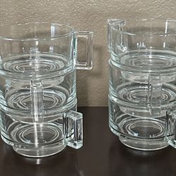 Vintage Two Handled Glasses