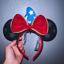 Disney Fantasia Sorcerer Mickey Mouse Ears Headband