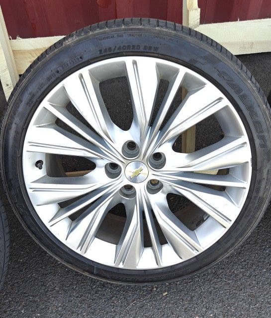 20" Polished Aluminum Rims X4