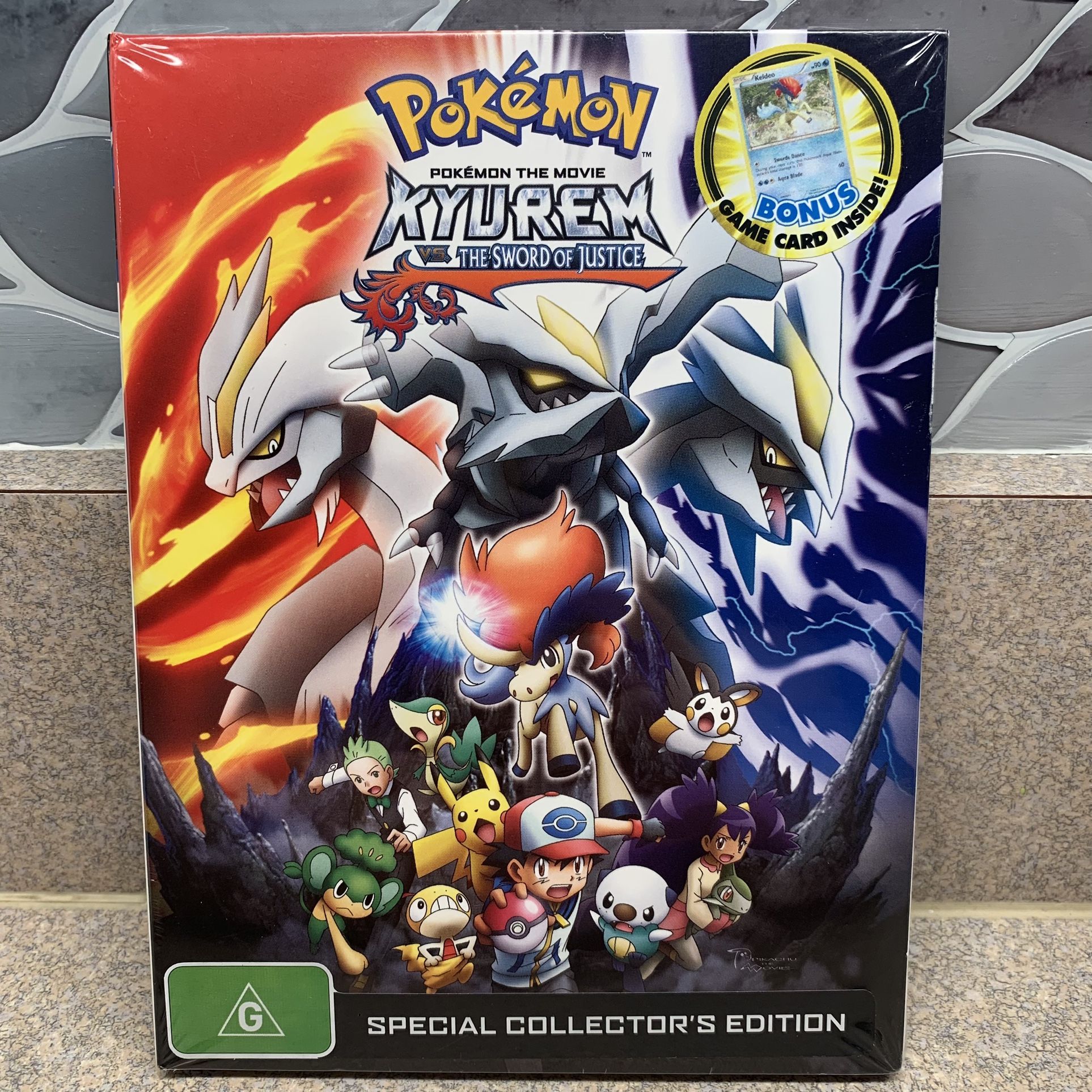 Pokémon Kyurem - the Sword of Justice Special Edition (DVD) - Region 4 With Card