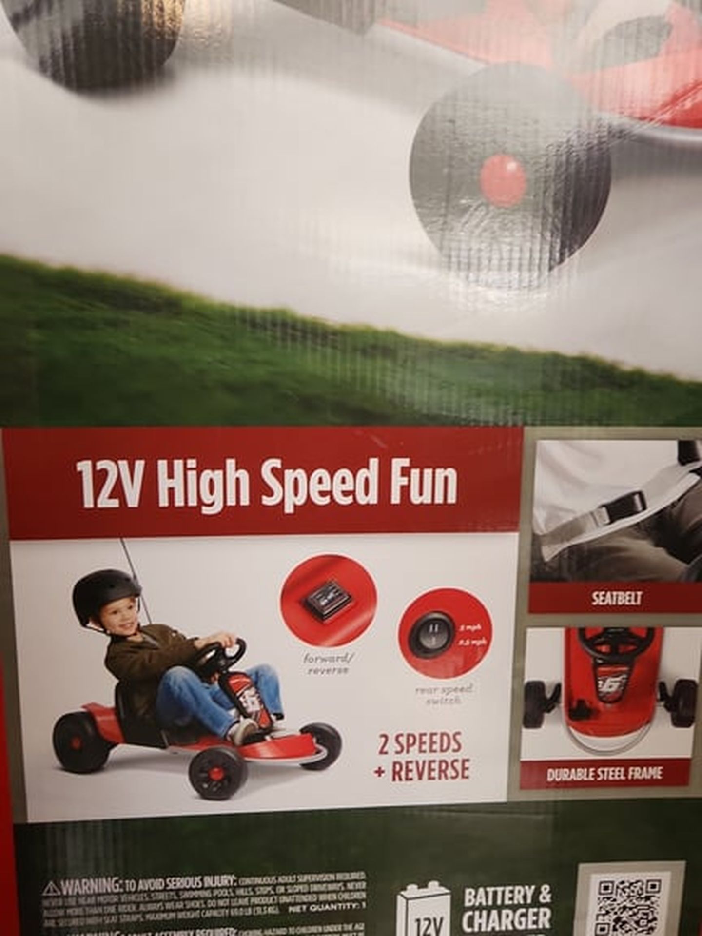 12V Turbo Go Kart Radio Flyer