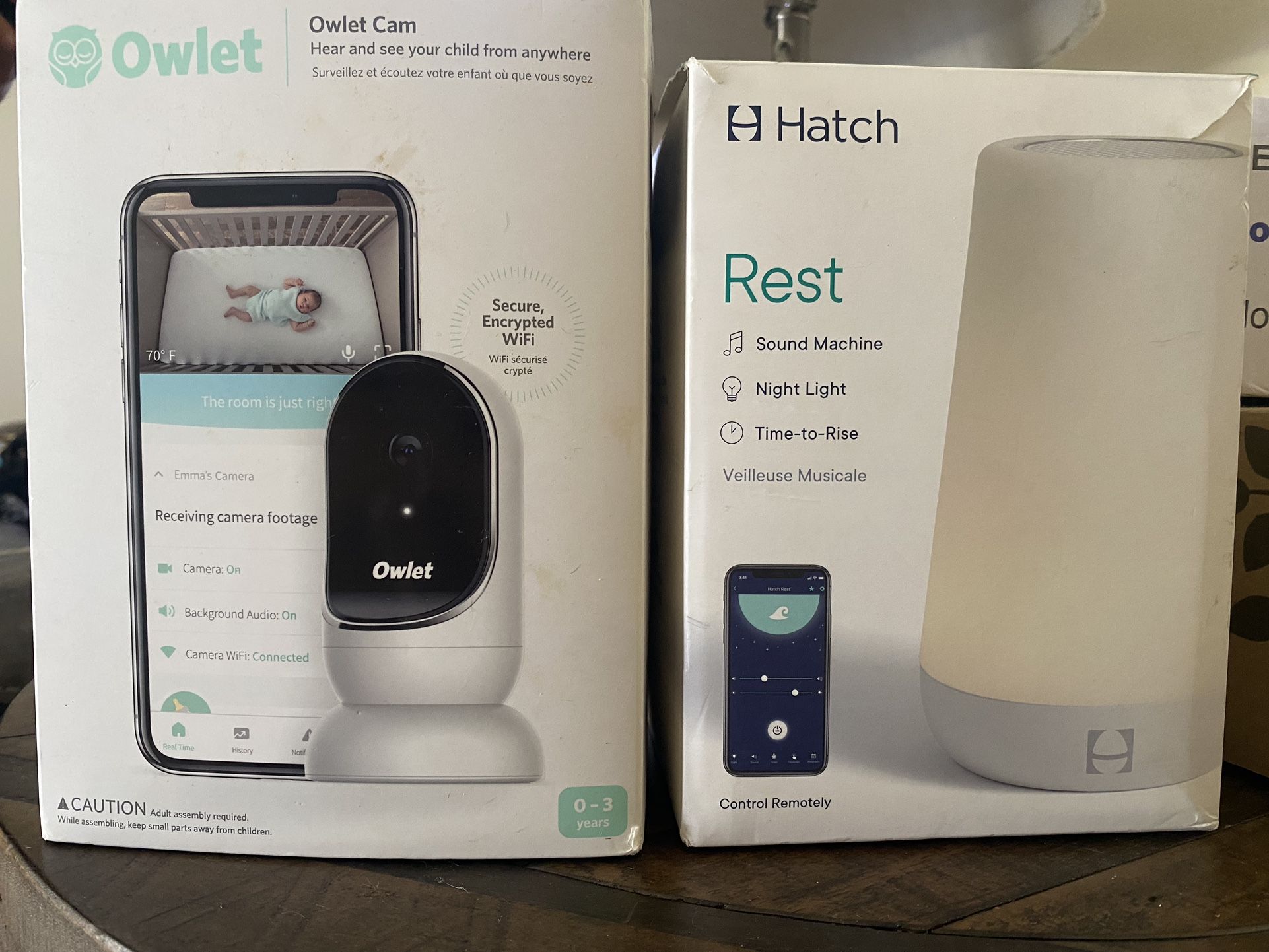 Owlet Camera And Hatch Noise Machine