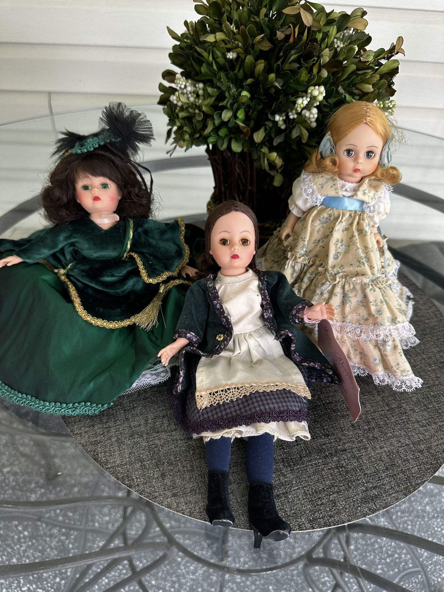Madame Alexander Amy (Little Women), Scarlet (Gone with the Wind) Eliza (My Fair Lady) Doll Set of 3 USA