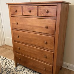 Stained Birch Dresser