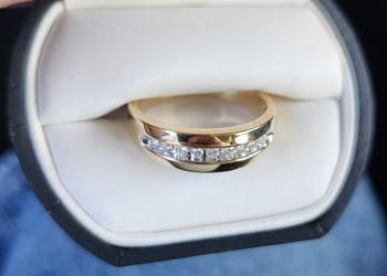 14K  Men's Ring  with 1/4 carat