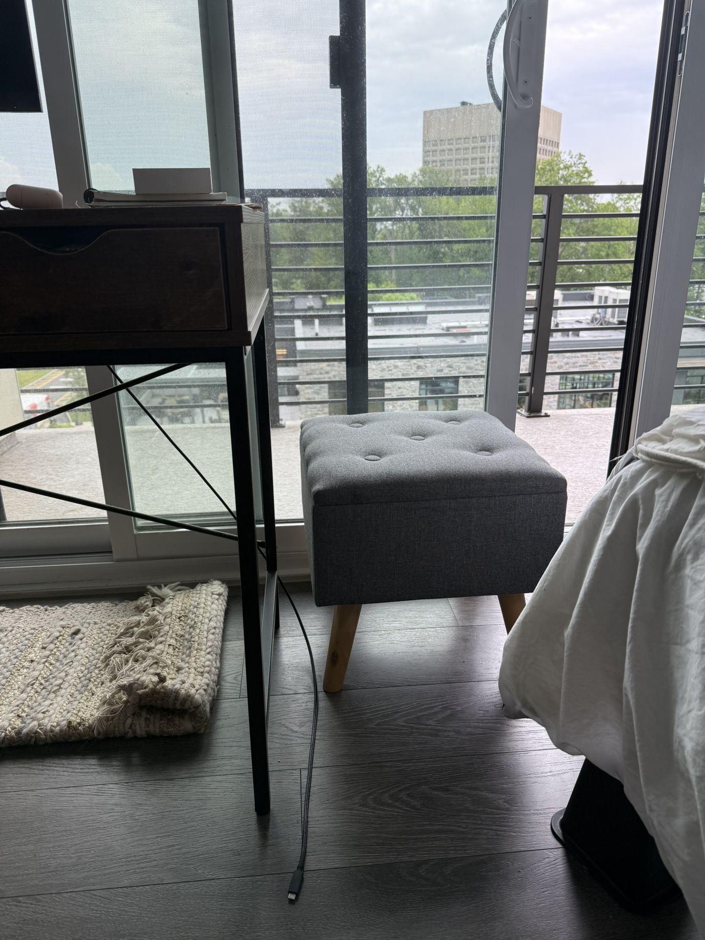 Storage Stool Ottoman