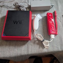 Wii Mini Complete Bundle With Game