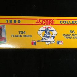 1990 SCORE And 1988 TOPPS FULL SET COLLECTOR BASEBALL CARDS