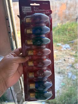 8 pack multi colors bulbs