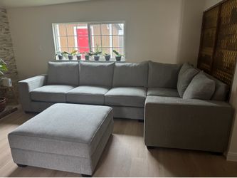Sectional matching ottoman // sectionals 🔥🔥