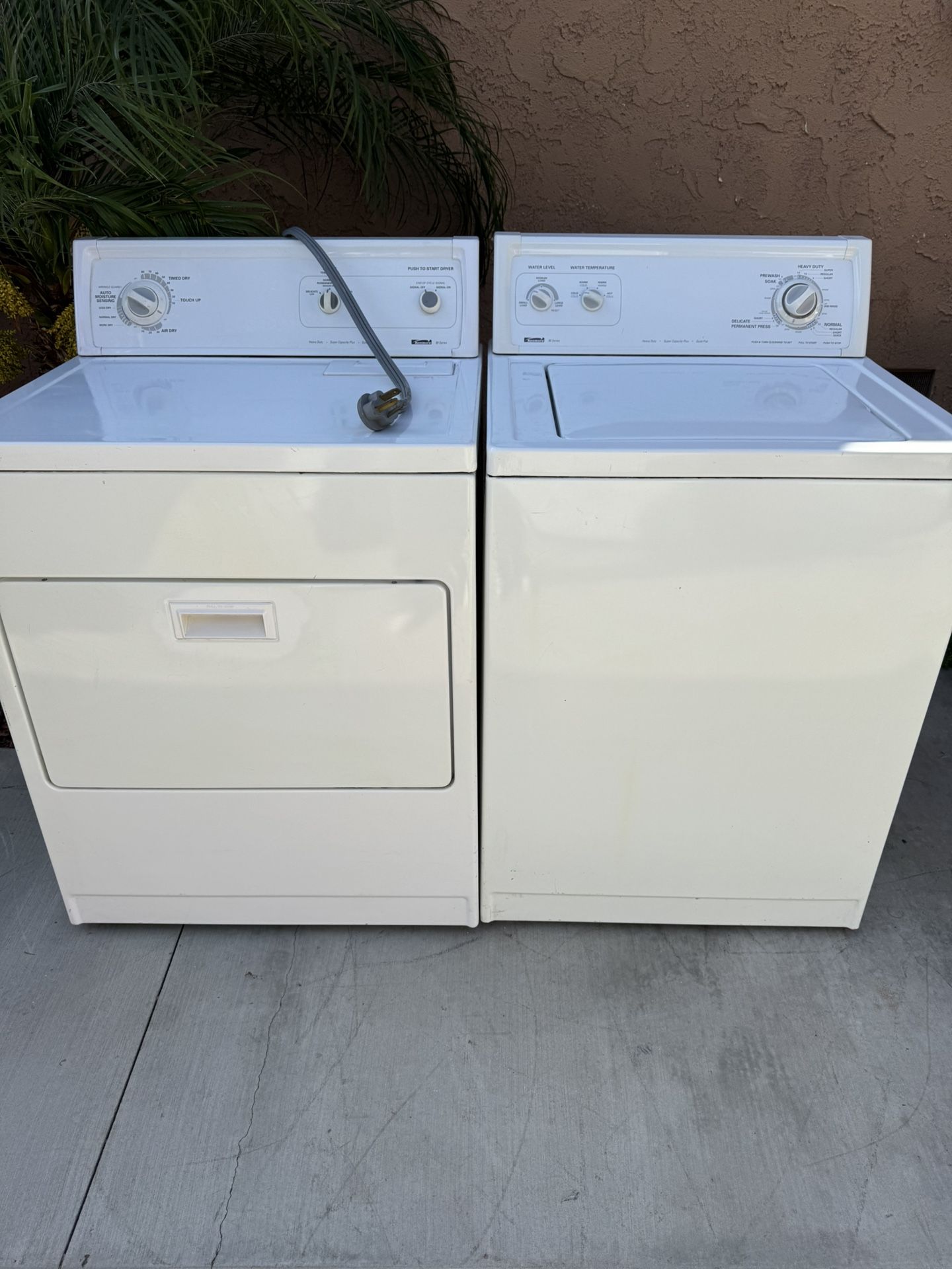 Kenmore Washer And electric Dryer