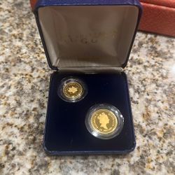 Mint Condition 24k Gold Coins 