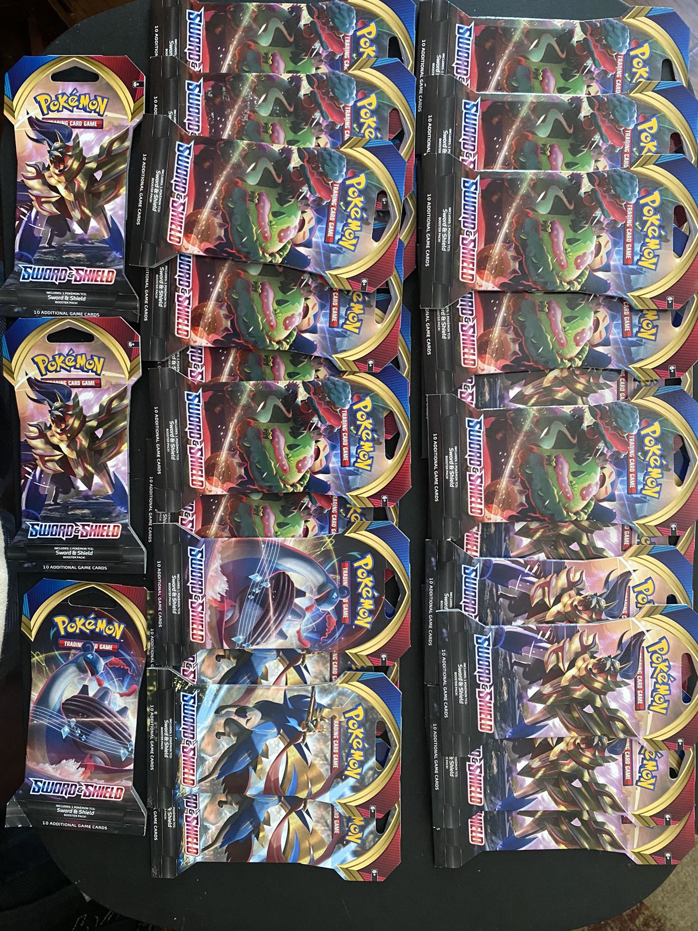 28 Pokémon Sword And Shield Booster Packs *Mint Condition Off The Shelf*