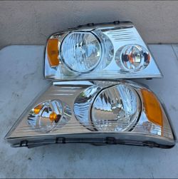 Ford F150 04-08 Lincoln Mark LT 06-08 Headlights Luces Focos Micas Faros Faroles Headlamps