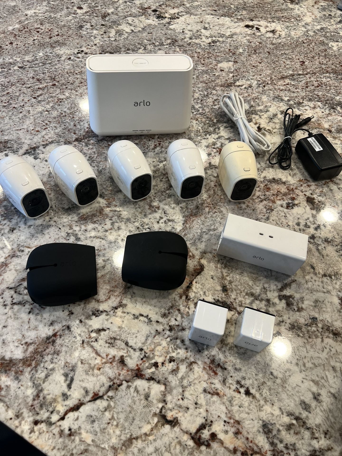 Arlo V1 Camera System – 5 Cameras + Extras - $100 (Excellent Condition)