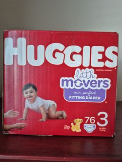 Huggies Little Movers Size 3 76 Count Diapers