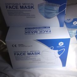 Face Mask, Disposable Medical, Box With 50 Mask Type IIR