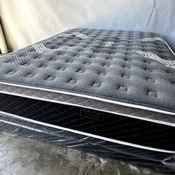 Full Oasis Thermal Comfort Europillow Top 12inch Mattress!!