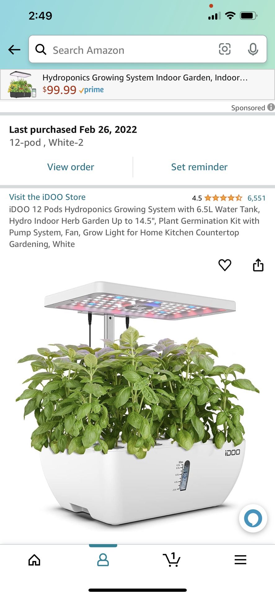 Indoor Hydroponic Grow Station