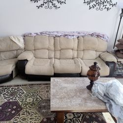 Rooms to go tan suede sectional sofa