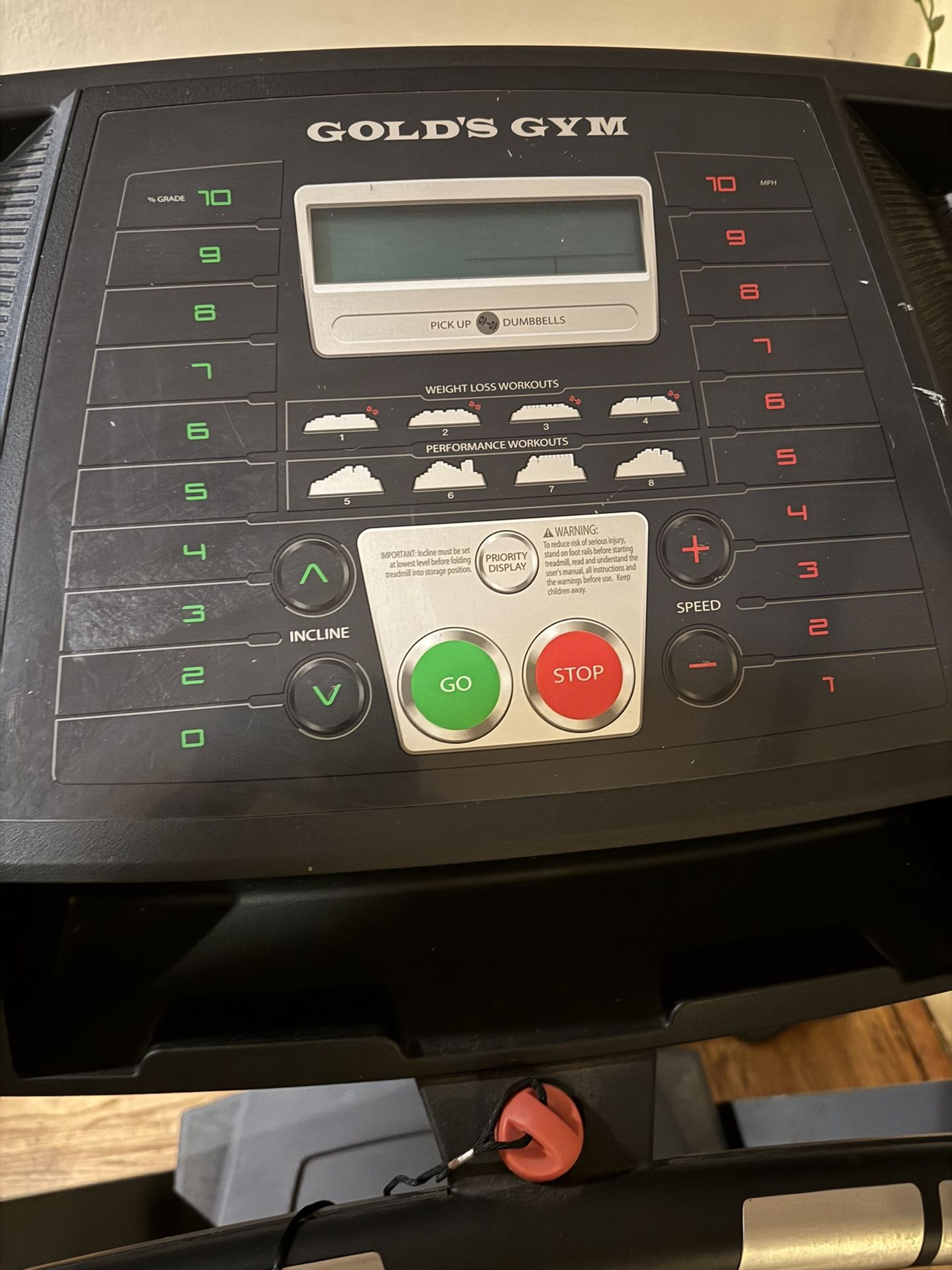 Golds Gym Treadmill