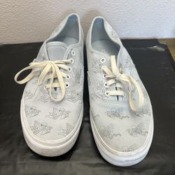 Vans Authentic Love You To Death Ballad Men 13 Casual  Shoe light  Blue suede 