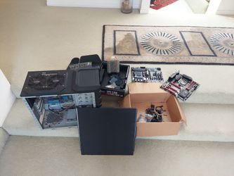 Computer parts case motherboard