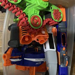 Box Of Nerf Guns 10$$$ Only