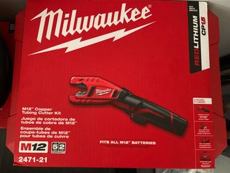 Milwaukee m12 copper cutter New