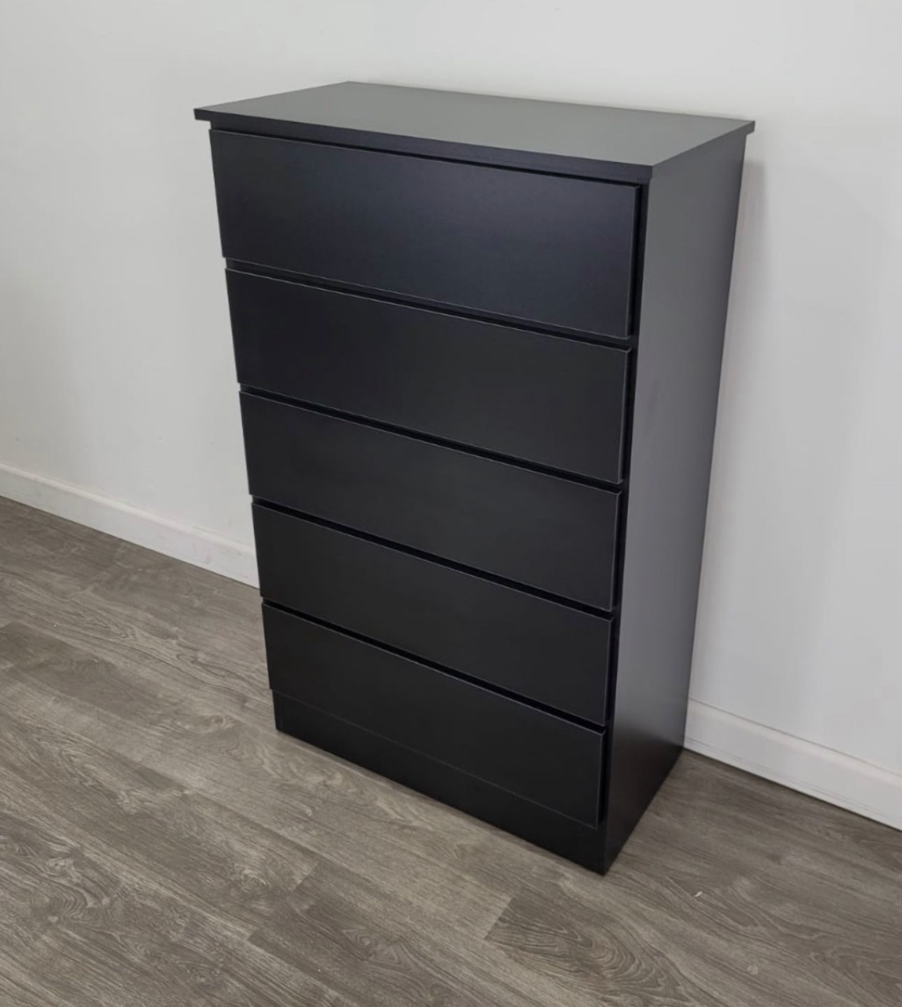 BLACK 5 Drawer CHEST