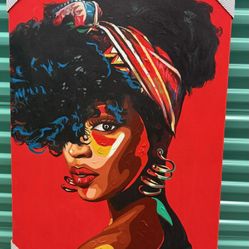 The Crimson Crown Canvas Art