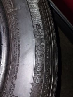 Tires 245 60 18