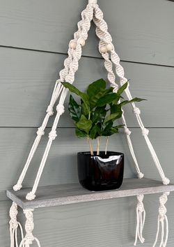 Macrame Wall Hanging Shelf/ Christmas Gifts 