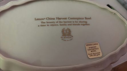 Lenox China Harvest Centerpiece Bowl