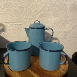 Tetera/Tazas De Peltre