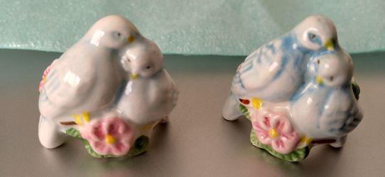 1983 Avon Set Of 2 Love Birds Candle Rings 🐦