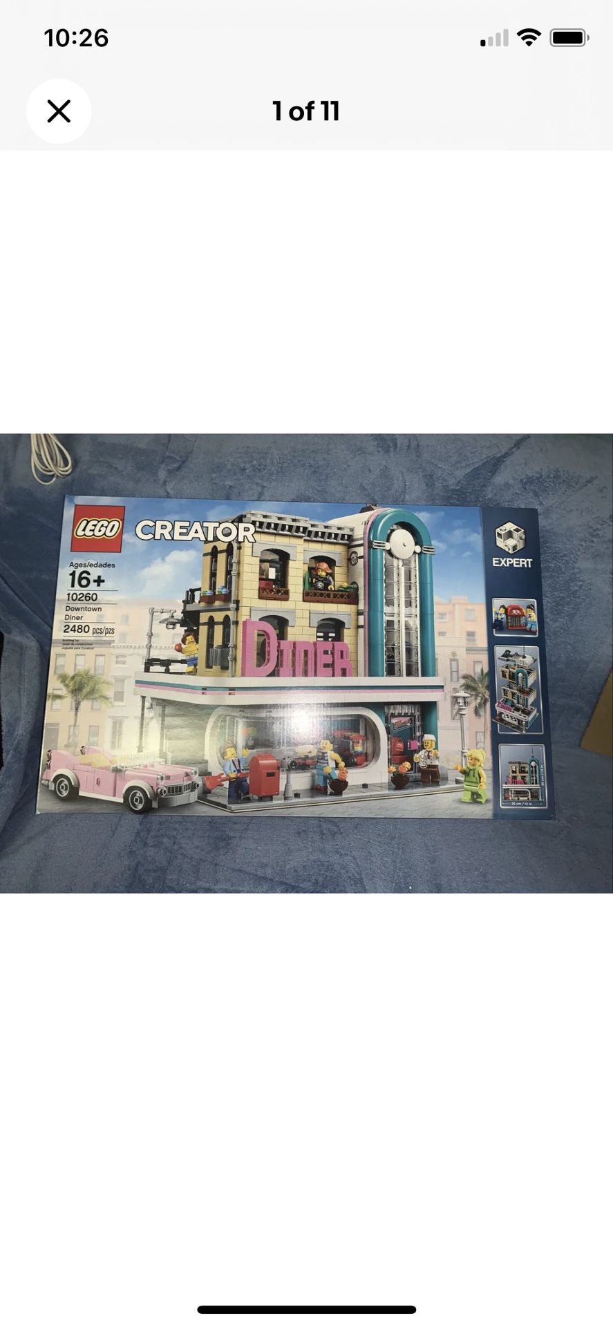 LEGO Creator Expert Set: Downtown Diner (10260) New Sealed Retired