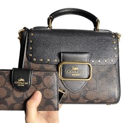 Coach Bag And Matching Wallet 