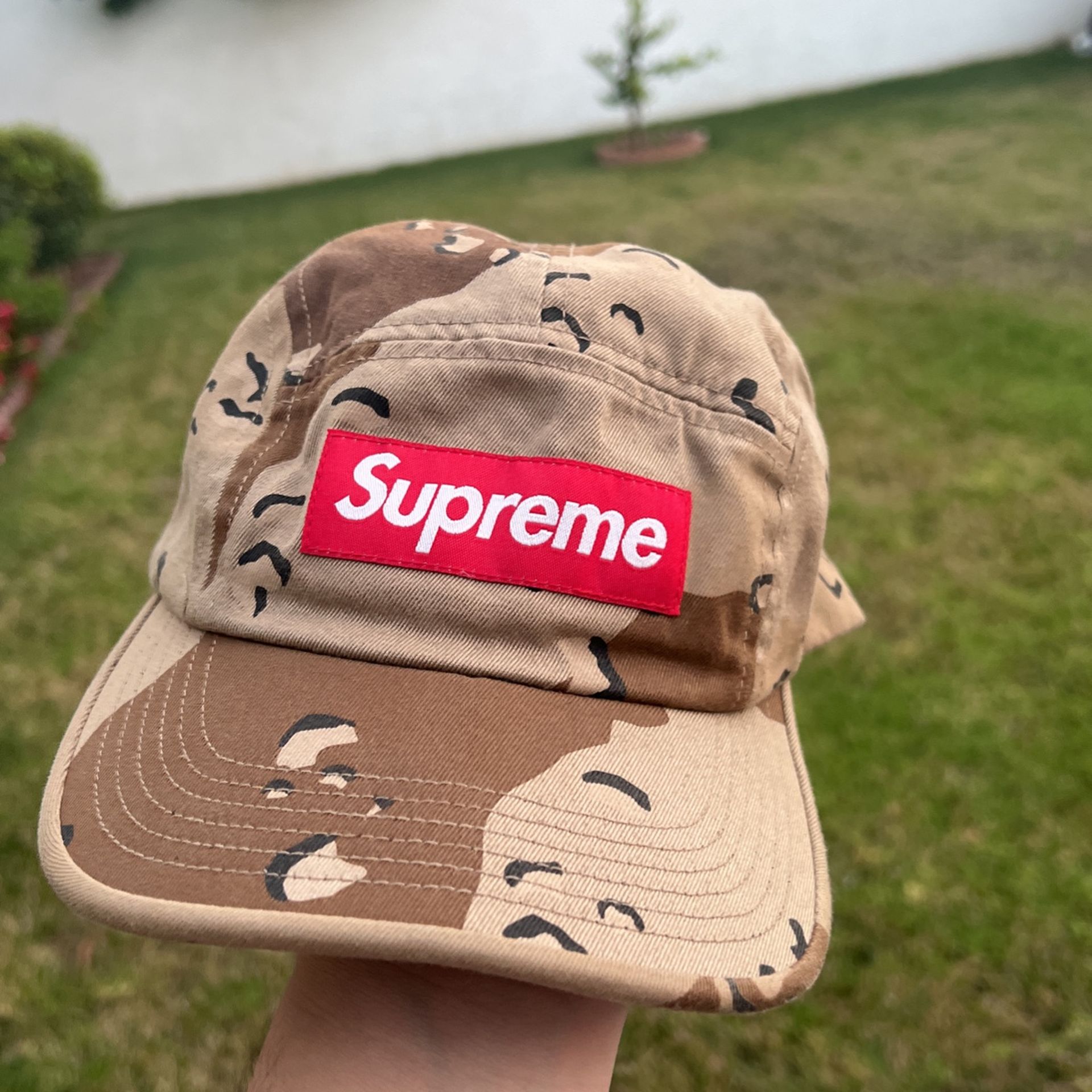 Supreme Desert Camo 5 Panel Box Logo Snap Back