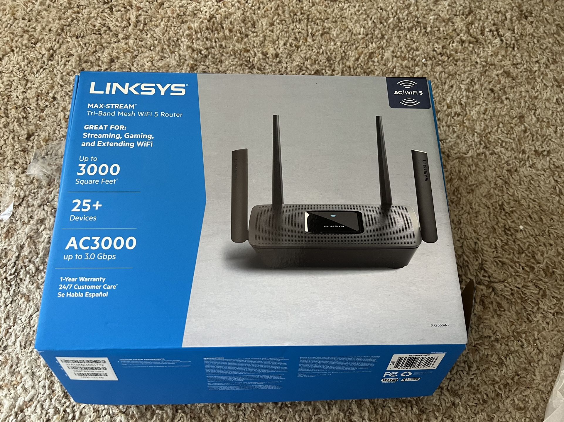 Linksys AC3000 WiFi Router