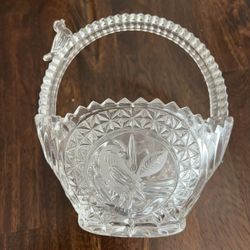 Hofbauer Byrdes Lead Crystal Basket